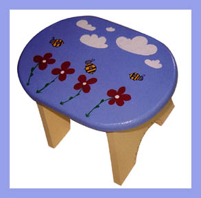 Bee/Flower Theme (Stepping Stool)