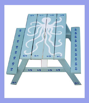 Octopus Theme (Picnic Table)